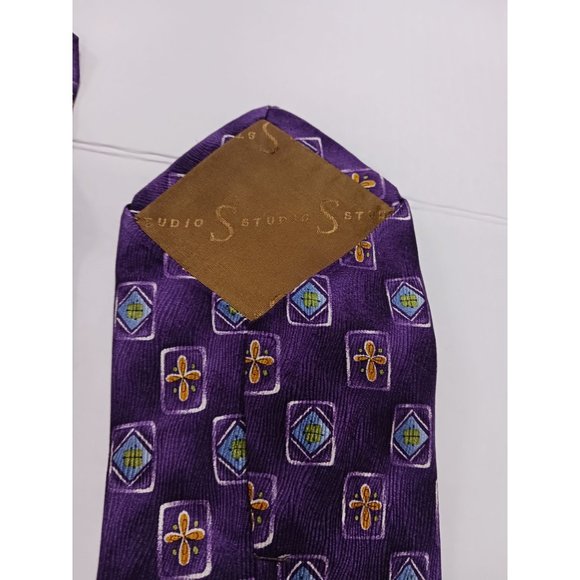 Robert Talbott Studio Hand Sewn Imported Silk Made in the USA Men's Tie - Picture 6 of 6